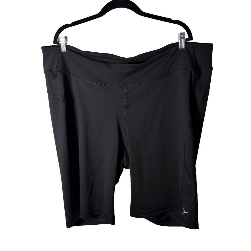 Old Navy Biker Shorts Women's 4X Pull On Athletic Active 12" Inseam Bermuda